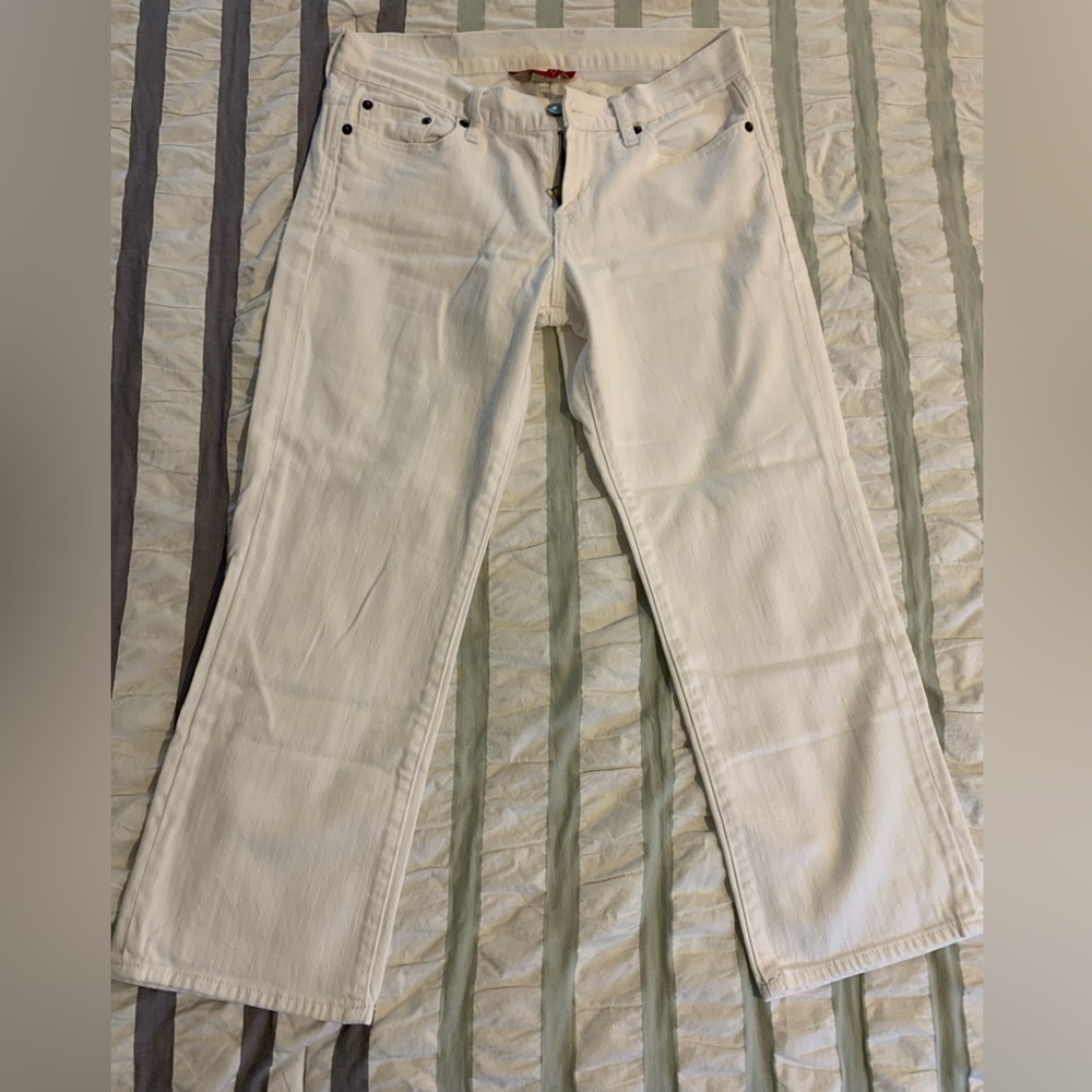 Lucky Brand White Crop Jeans, Size 6/28